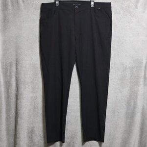 Travis Mathew Pants Men 43 Black Golf Performance Stretch 5 Pocket Casual Travel